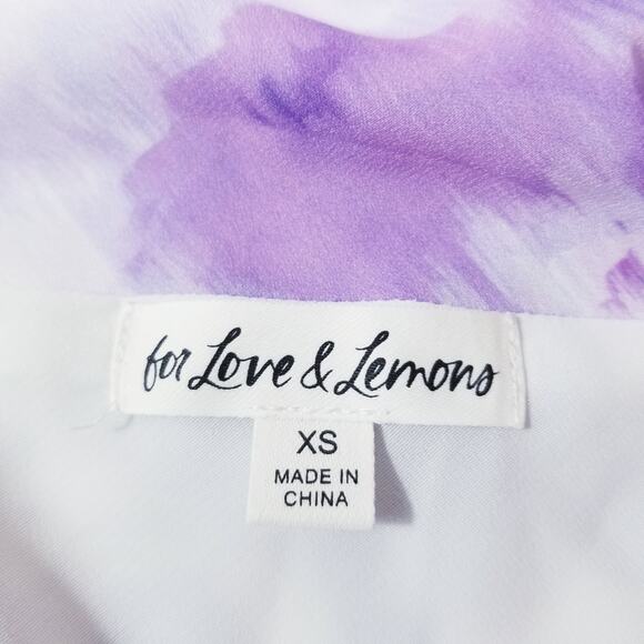 For Love & Lemons Lavender Zinna Midi Dress - Picture 3 of 14